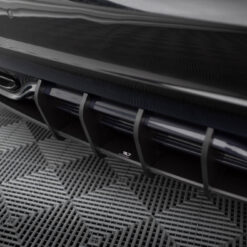 Alternative view of Street Pro Rear Side Splitters + Flaps Mercedes-Benz A AMG-Line W176 Facelift