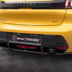 Street Pro Rear Side Splitters + Flaps Peugeot 208 GT Mk2