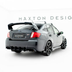 Alternative view of Street Pro Rear Side Splitters + Flaps Subaru Impreza WRX STI Mk3 Facelift