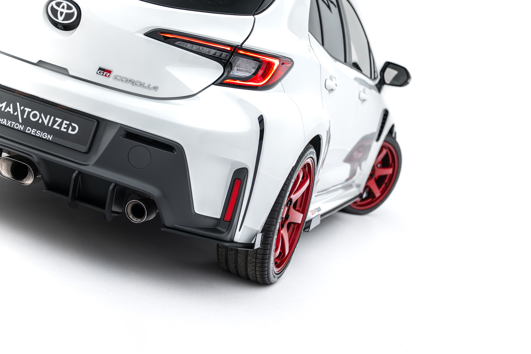 Street Pro Rear Side Splitters + Flaps Toyota GR Corolla Mk12