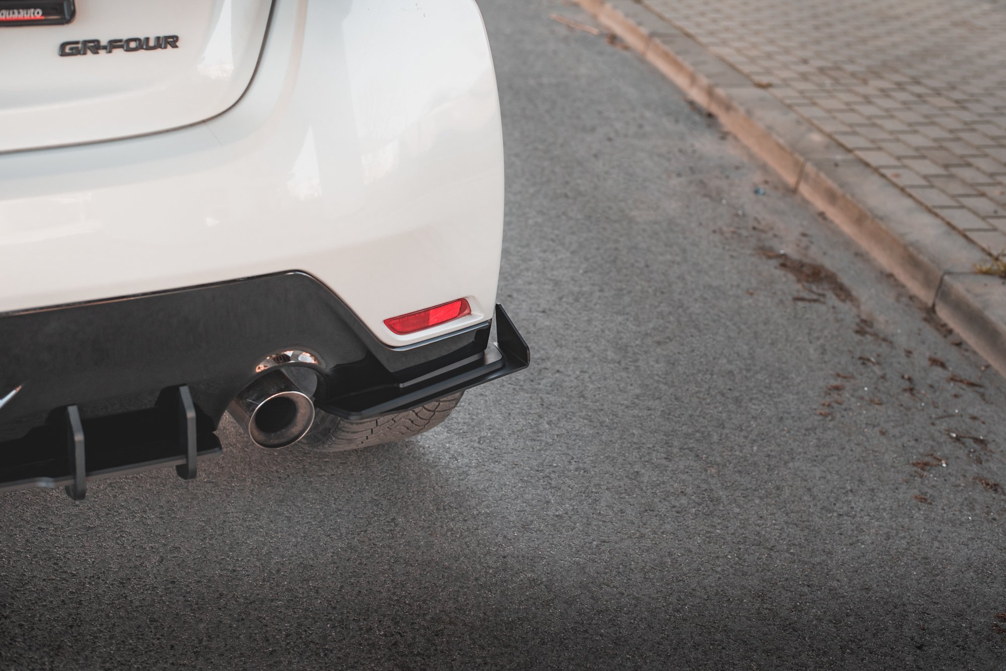 Street Pro Rear Side Splitters + Flaps Toyota GR Yaris Mk4 - Image 3