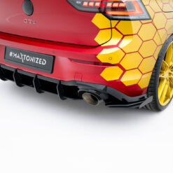 Alternative view of Street Pro Rear Side Splitters + Flaps Volkswagen Golf GTI Clubsport Mk8 Facelift