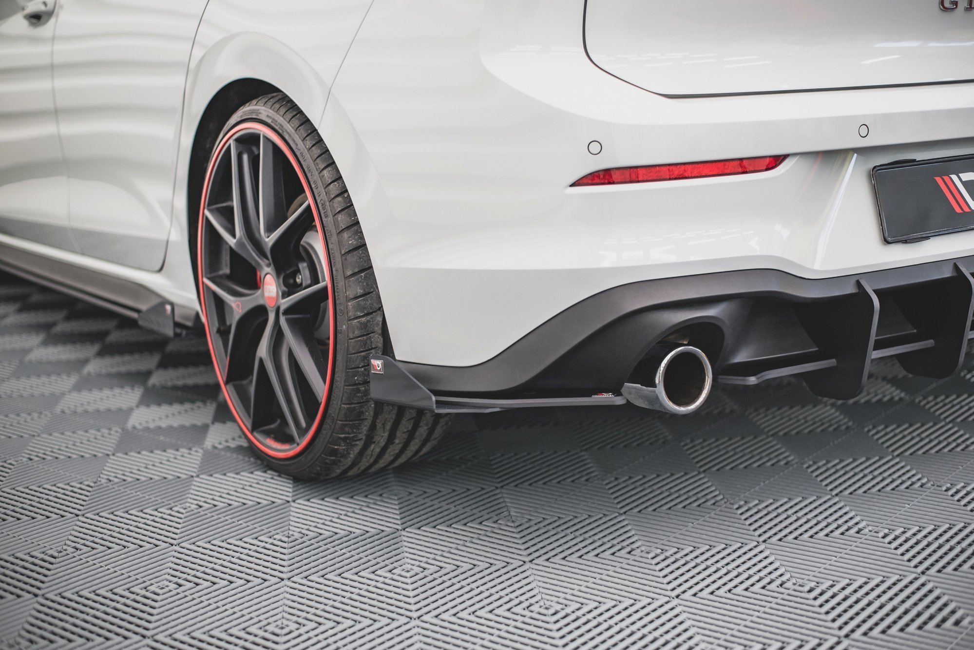 Street Pro Rear Side Splitters + Flaps Volkswagen Golf GTI / GTE / R-Line Mk8 - Image 5