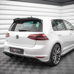 Alternative view of Street Pro Rear Side Splitters + Flaps Volkswagen Golf R Mk7