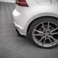 Street Pro Rear Side Splitters + Flaps Volkswagen Golf R Mk7