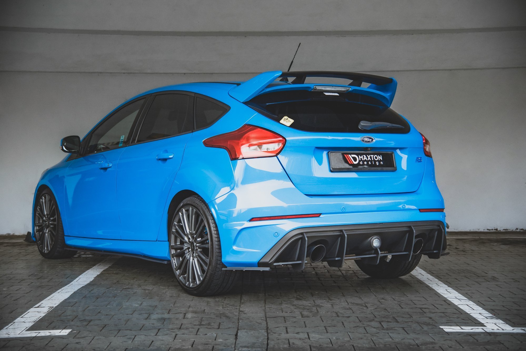 Street Pro Rear Side Splitters Ford Focus RS Mk3 - Image 3