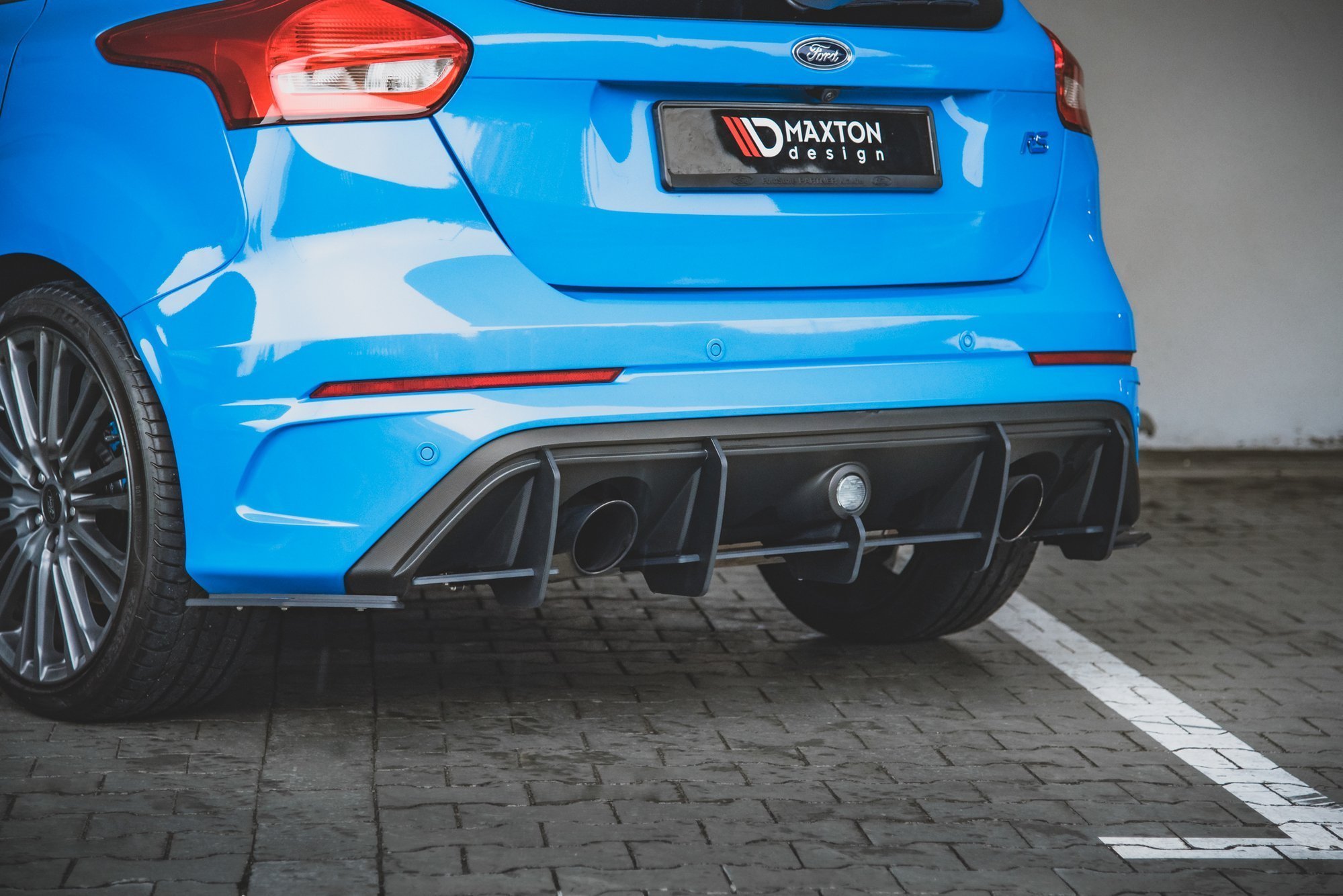 Street Pro Rear Side Splitters Ford Focus RS Mk3 - Image 4
