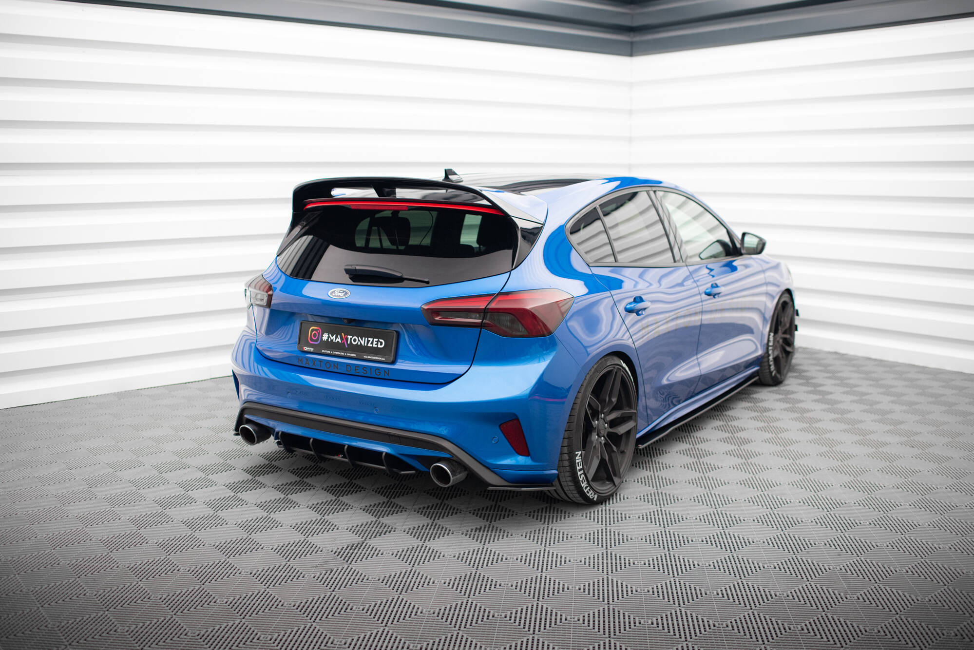 Street Pro Rear Side Splitters Ford Focus ST Mk4 - Image 6