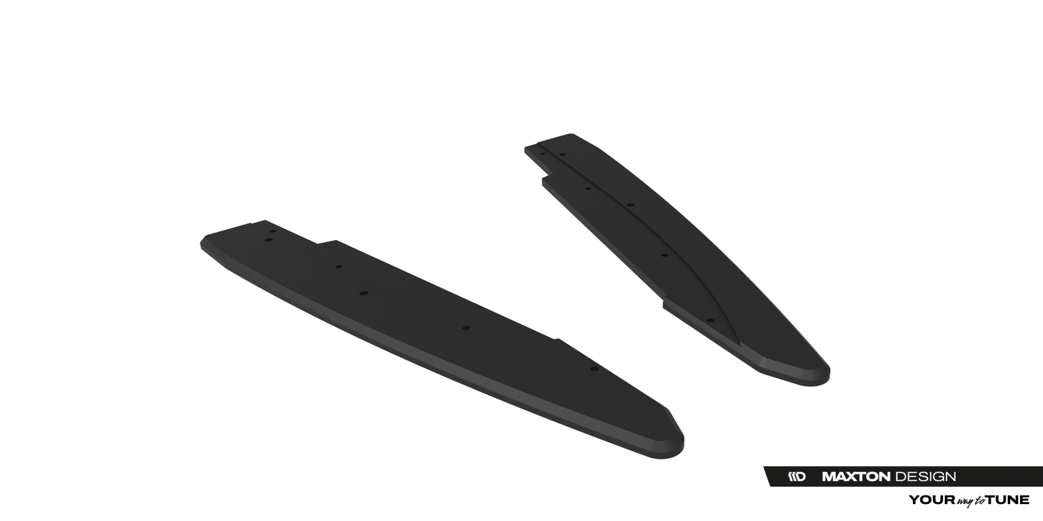 Street Pro Rear Side Splitters Ford Mustang Dark Horse Mk7 - Image 6