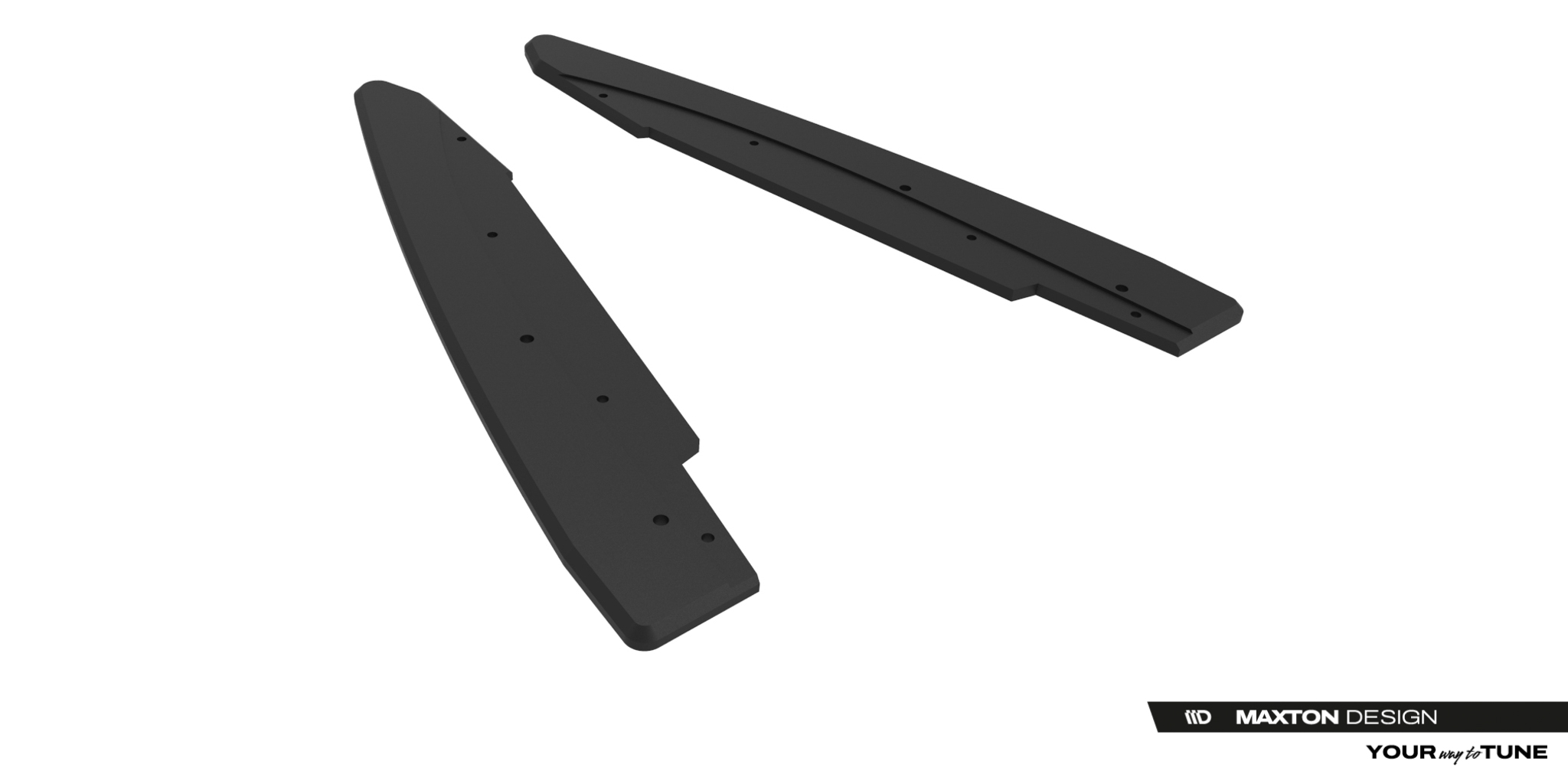 Street Pro Rear Side Splitters Ford Mustang Dark Horse Mk7 - Image 7