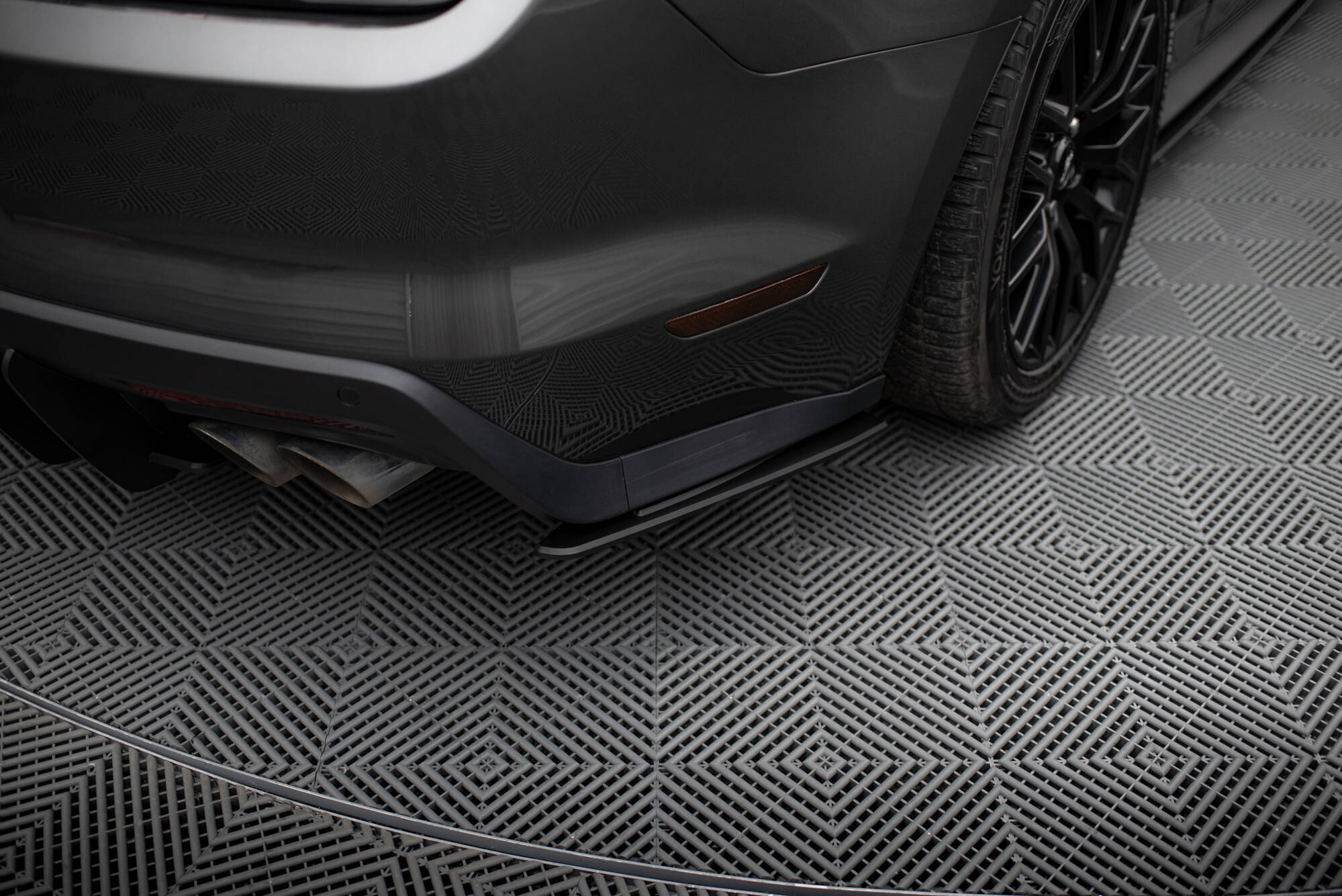 Street Pro Rear Side Splitters Ford Mustang GT Mk6