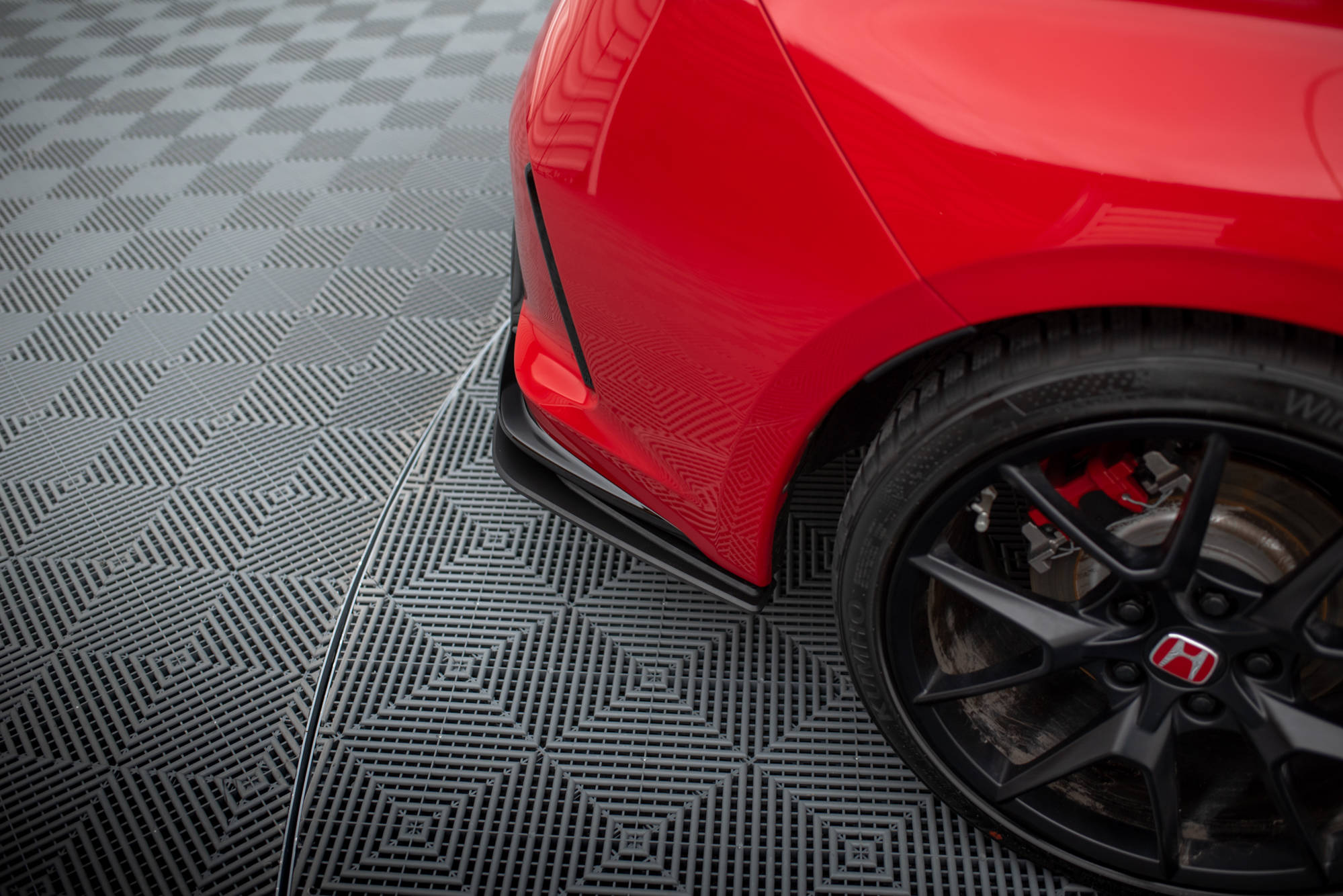 Street Pro Rear Side Splitters Honda Civic Type-R Mk 11 - Image 3