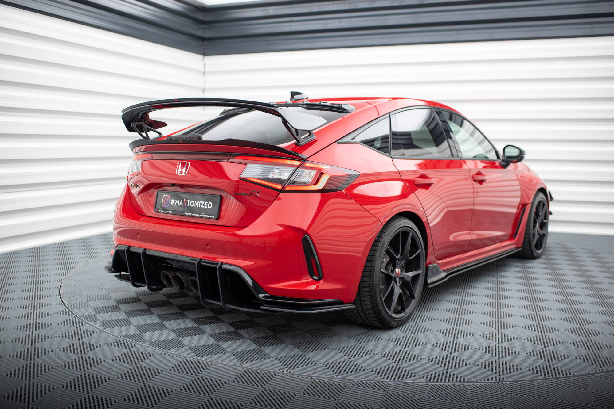 Street Pro Rear Side Splitters Honda Civic Type-R Mk 11 - Image 5