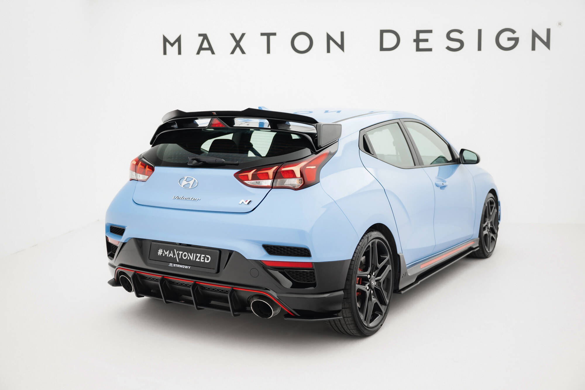 Street Pro Rear Side Splitters Hyundai Veloster N Mk2 - Image 2