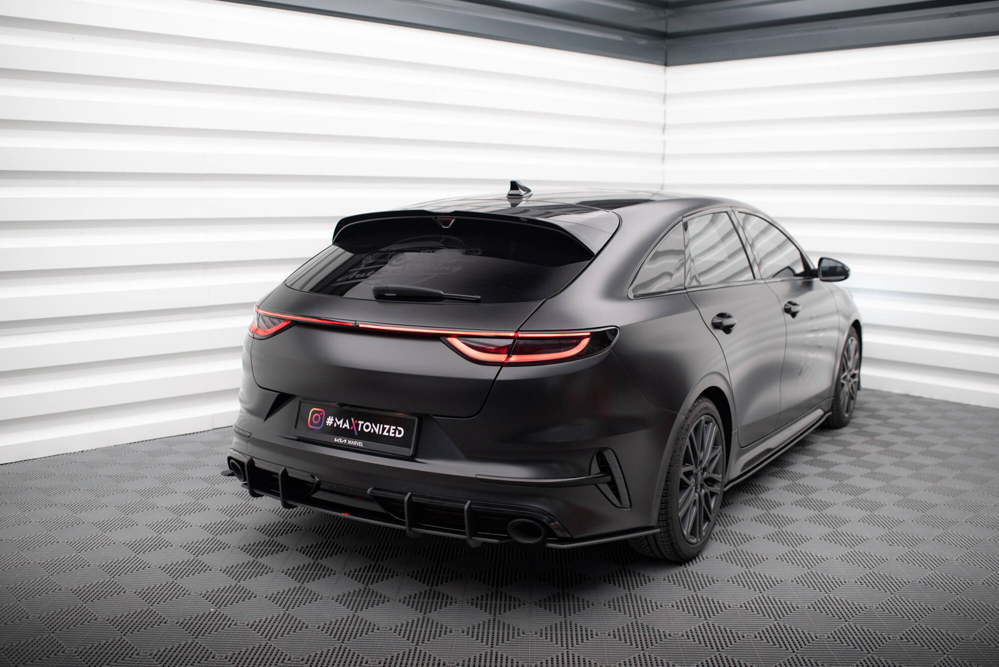 Street Pro Rear Side Splitters Kia Proceed GT Mk1 Facelift - Image 2