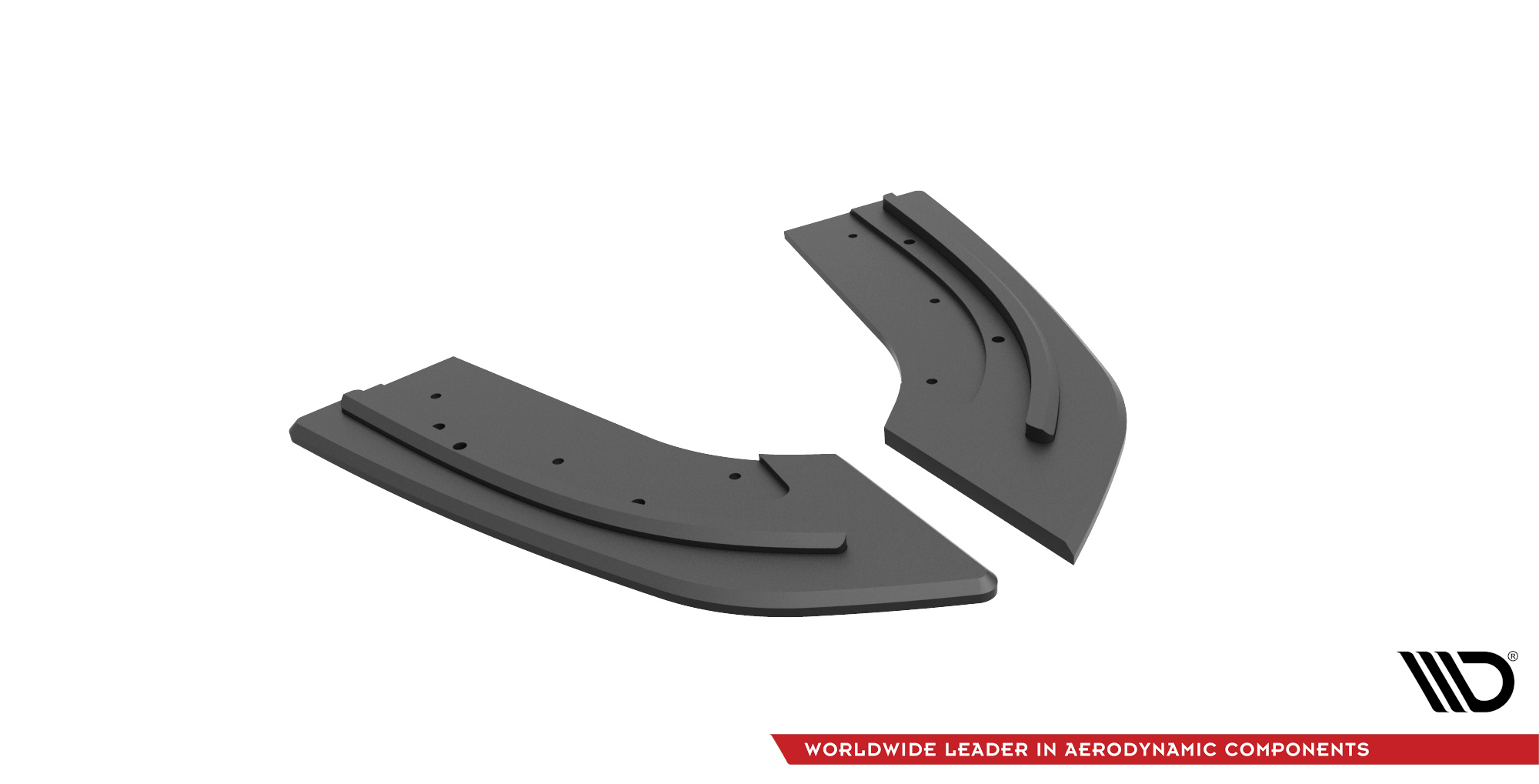 Street Pro Rear Side Splitters Mazda 3 MPS Mk1 US-Spec Version - Image 4