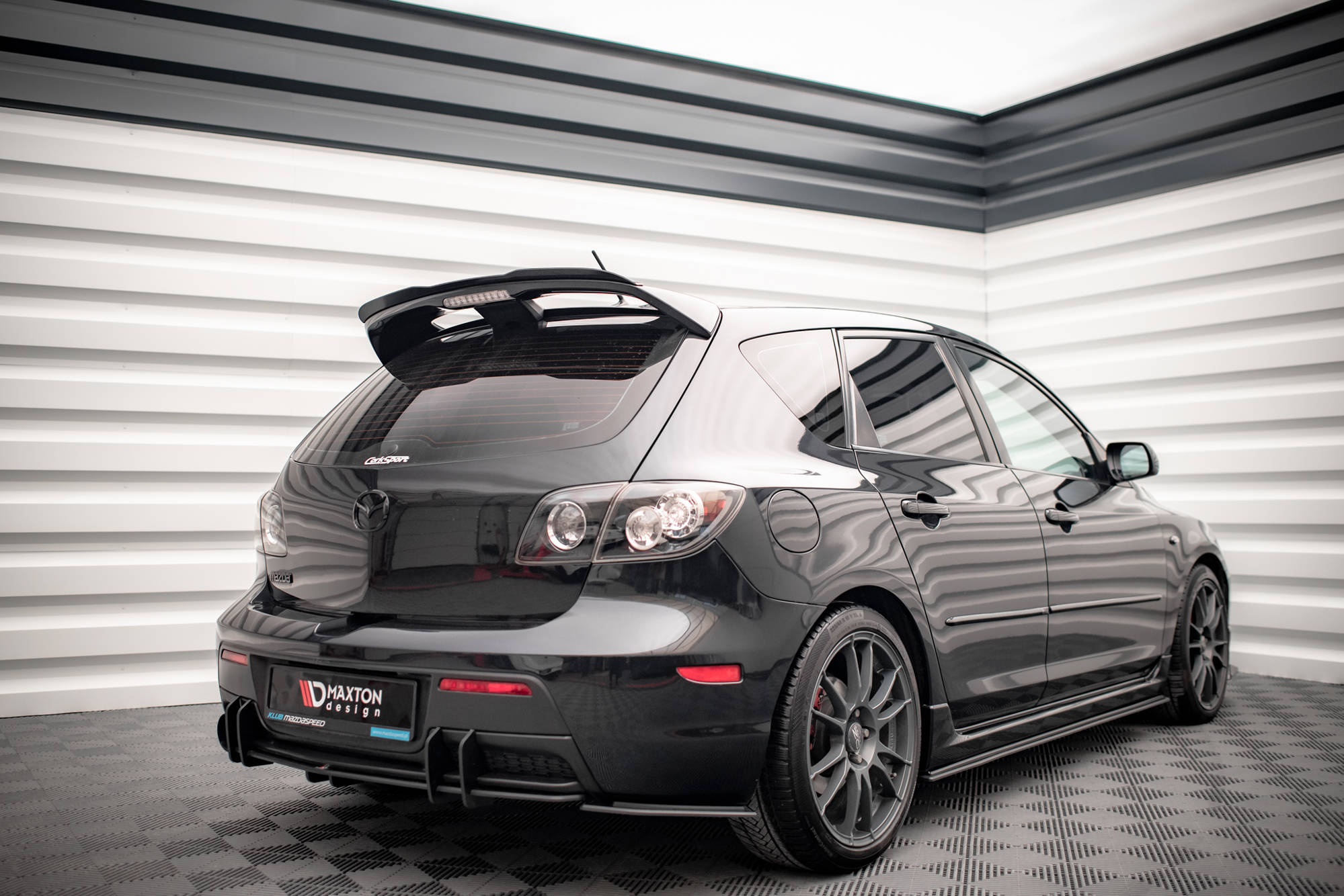 Street Pro Rear Side Splitters Mazda 3 MPS Mk1 US-Spec Version - Image 3
