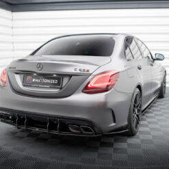 Alternative view of Street Pro Rear Side Splitters Mercedes-AMG C63 Sedan / Estate W205 Facelift