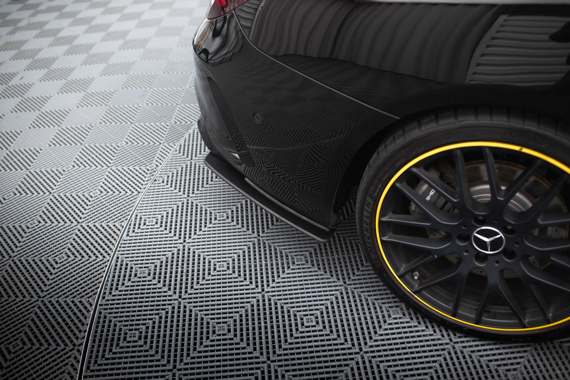 Street Pro Rear Side Splitters Mercedes-AMG CLA 45 C117 Facelift - Image 2
