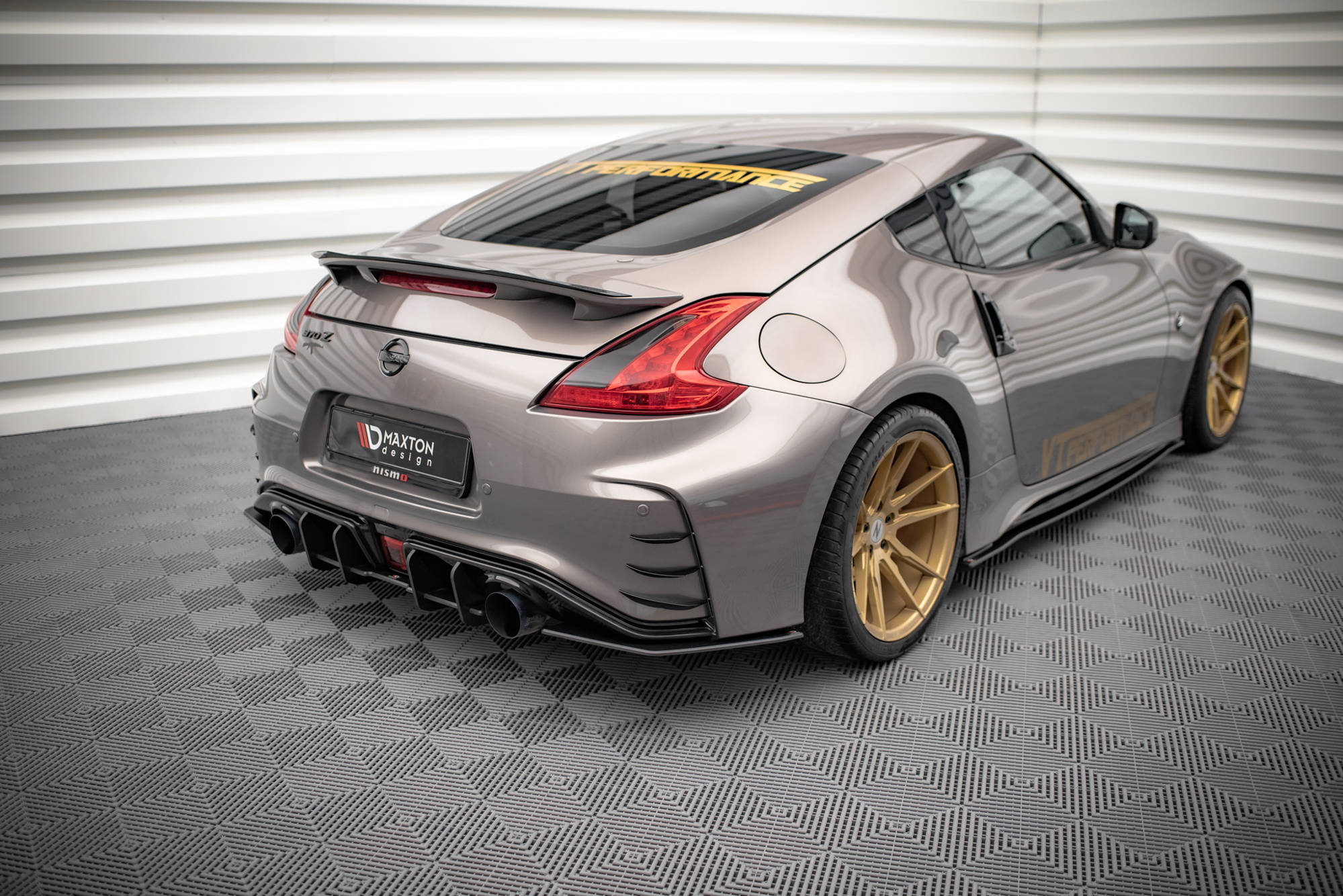 Street Pro Rear Side Splitters Nissan 370Z Nismo Facelift - Image 2