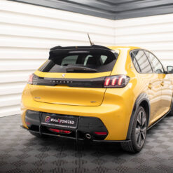 Alternative view of Street Pro Rear Side Splitters Peugeot 208 GT Mk2