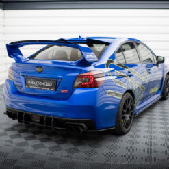 Alternative view of Street Pro Rear Side Splitters  Subaru WRX STI Mk1