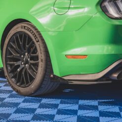 Street Pro Rear Side Splitters V.1 + Flaps Ford Mustang GT Mk6 Facelift