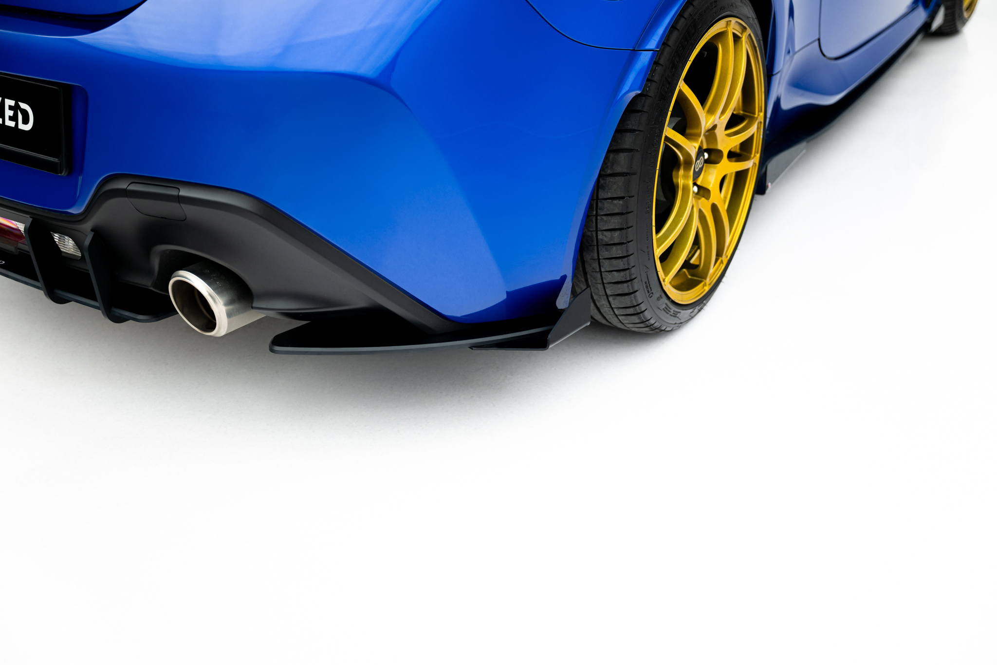 Street Pro Rear Side Splitters V.1 + Flaps Subaru BRZ Mk2