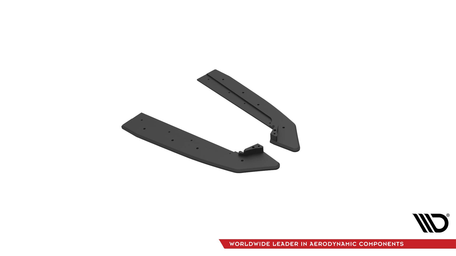 Street Pro Rear Side Splitters V.1 Ford Mustang GT Mk6 Facelift - Image 4