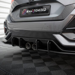 Alternative view of Street Pro Rear Side Splitters V.1 Honda Civic Sport Mk 10 Facelift