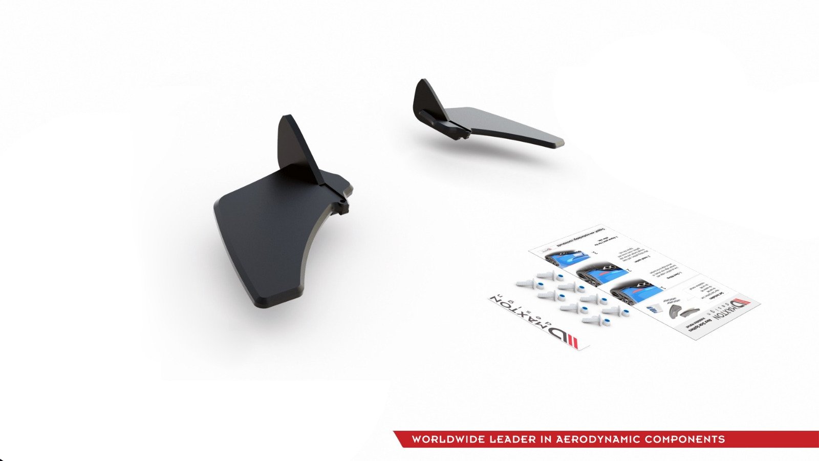 Street Pro Rear Side Splitters V.1 VW Golf 7 GTI - Image 13