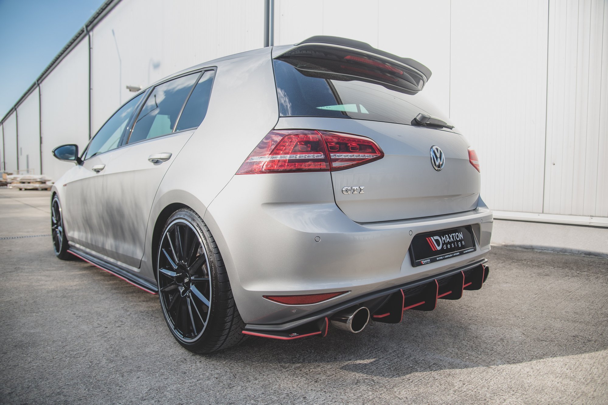 Street Pro Rear Side Splitters V.1 VW Golf 7 GTI - Image 7