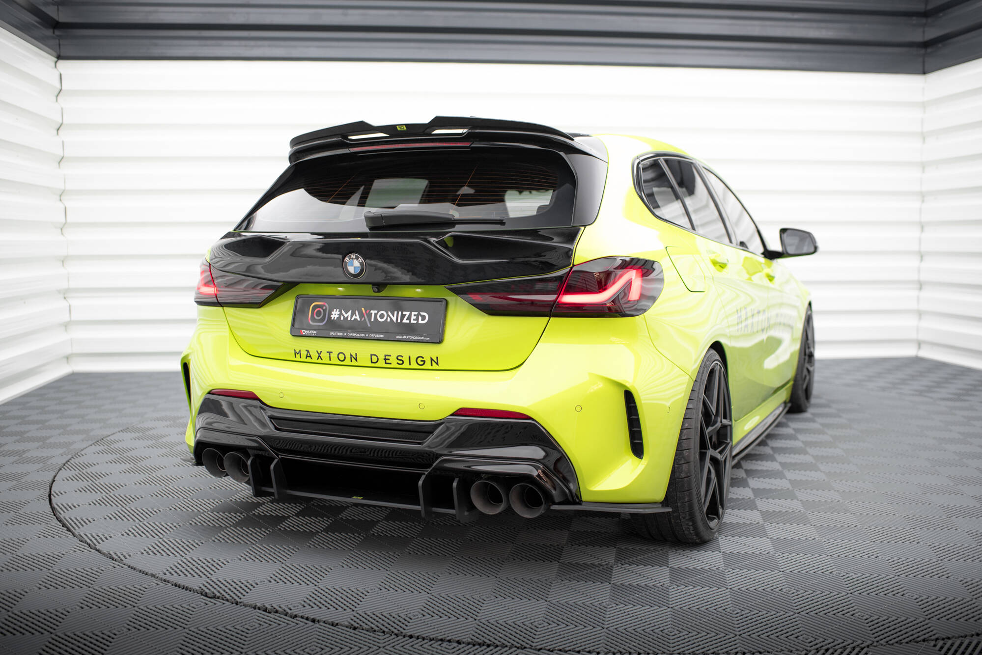 Street Pro Rear Side Splitters V.2 BMW 1 F40 M-Pack / M135i - Image 2