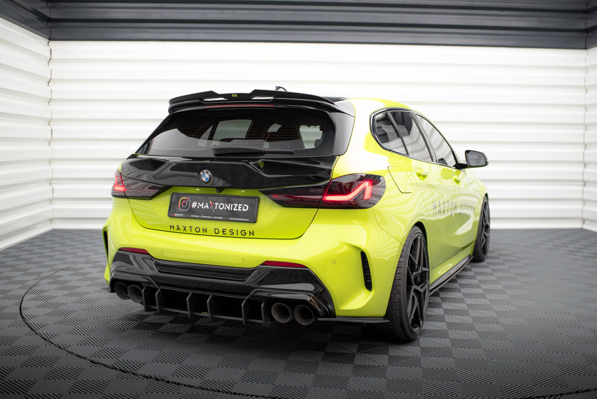 Street Pro Rear Side Splitters V.2 BMW 1 F40 M-Pack / M135i - Image 4
