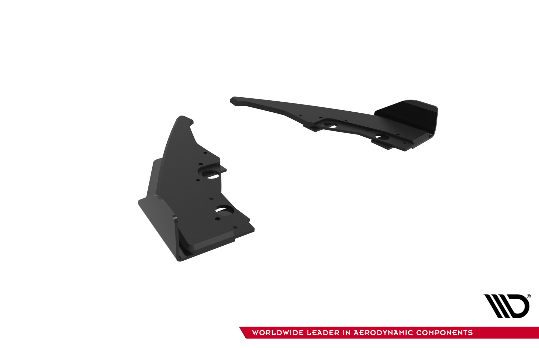 Street Pro Rear Side Splitters V.2 + Flaps BMW 1 M-Pack F70 - Image 5
