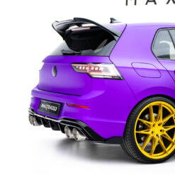 Alternative view of Street Pro Rear Side Splitters V.2 + Flaps V.2 Volkswagen Golf R Mk8 / Mk8 Facelift