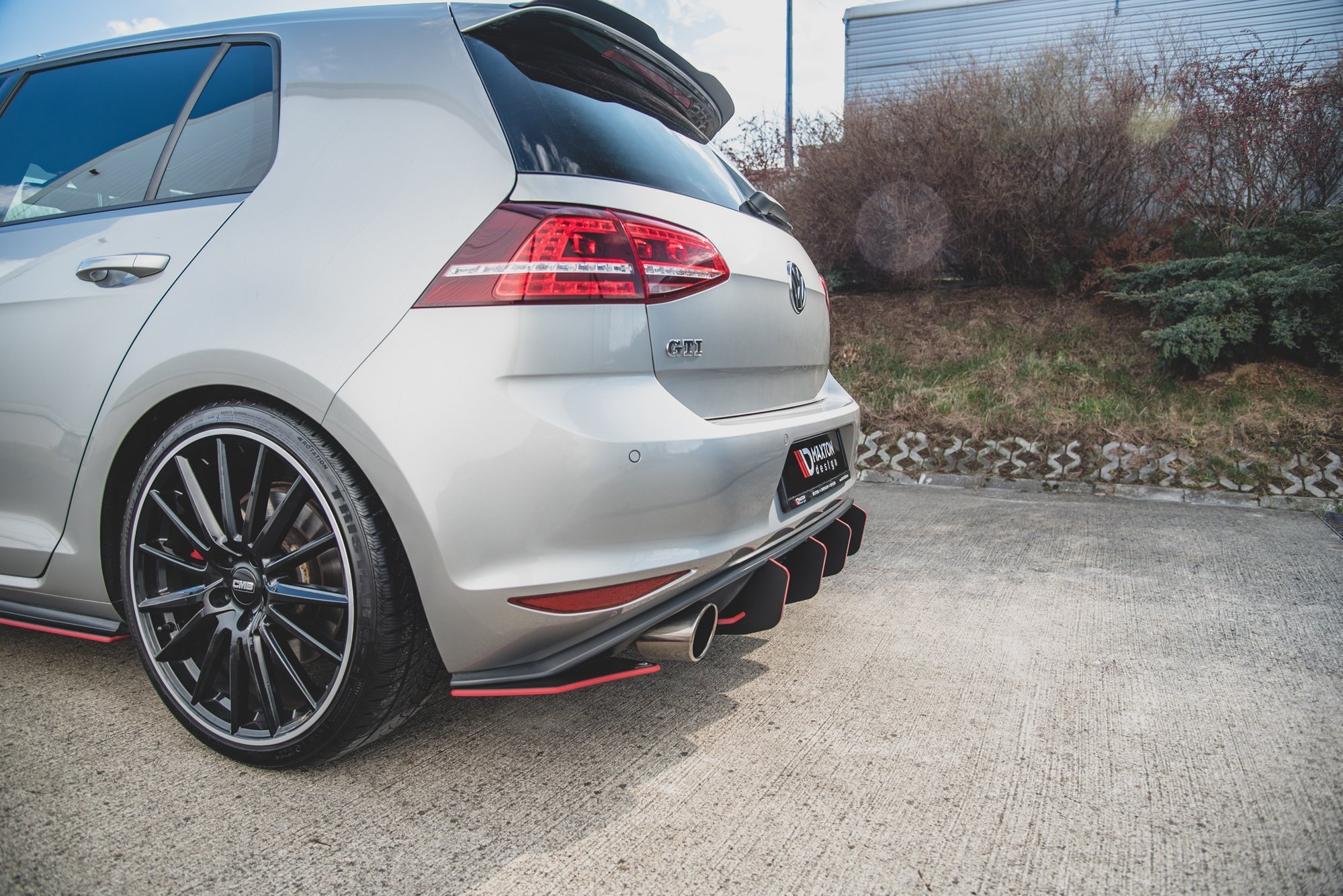 Street Pro Rear Side Splitters V.2 VW Golf 7 GTI - Image 7