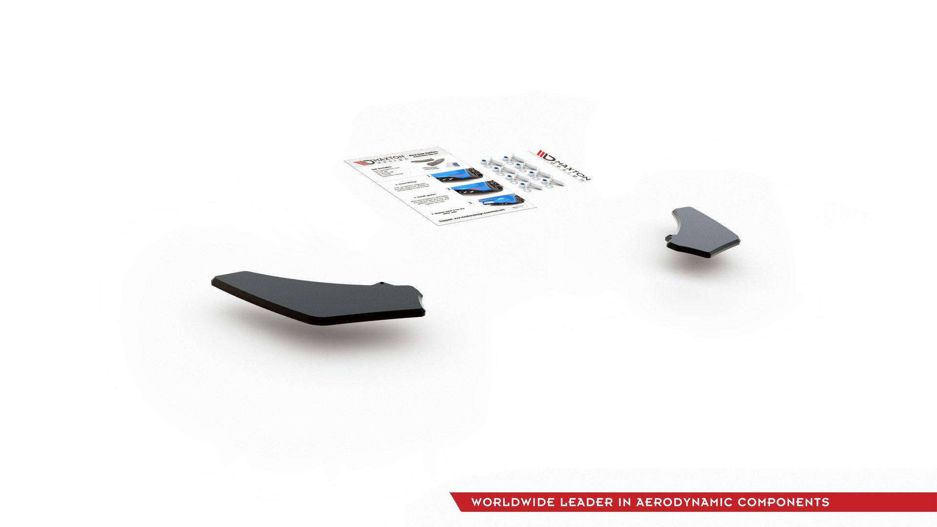 Street Pro Rear Side Splitters V.2 VW Golf 7 GTI - Image 11