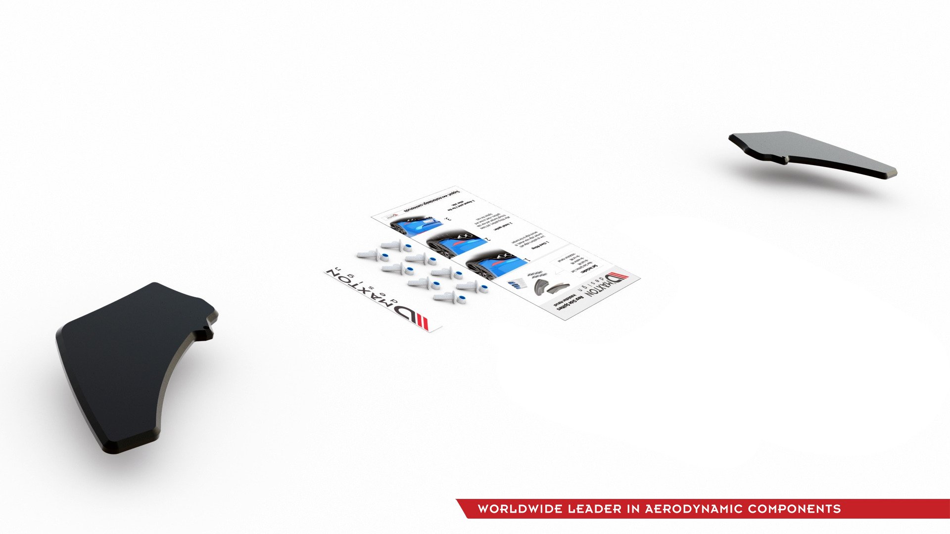 Street Pro Rear Side Splitters V.2 VW Golf 7 GTI - Image 12