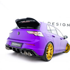 Alternative view of Street Pro Rear Side Splitters V.2 Volkswagen Golf R Mk8 / Mk8 Facelift