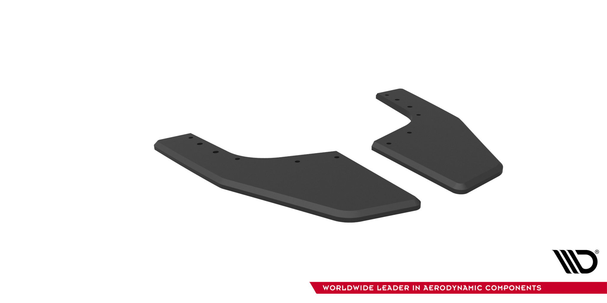 Street Pro Rear Side Splitters V.2 Volkswagen Golf R Mk8 / Mk8 Facelift - Image 4