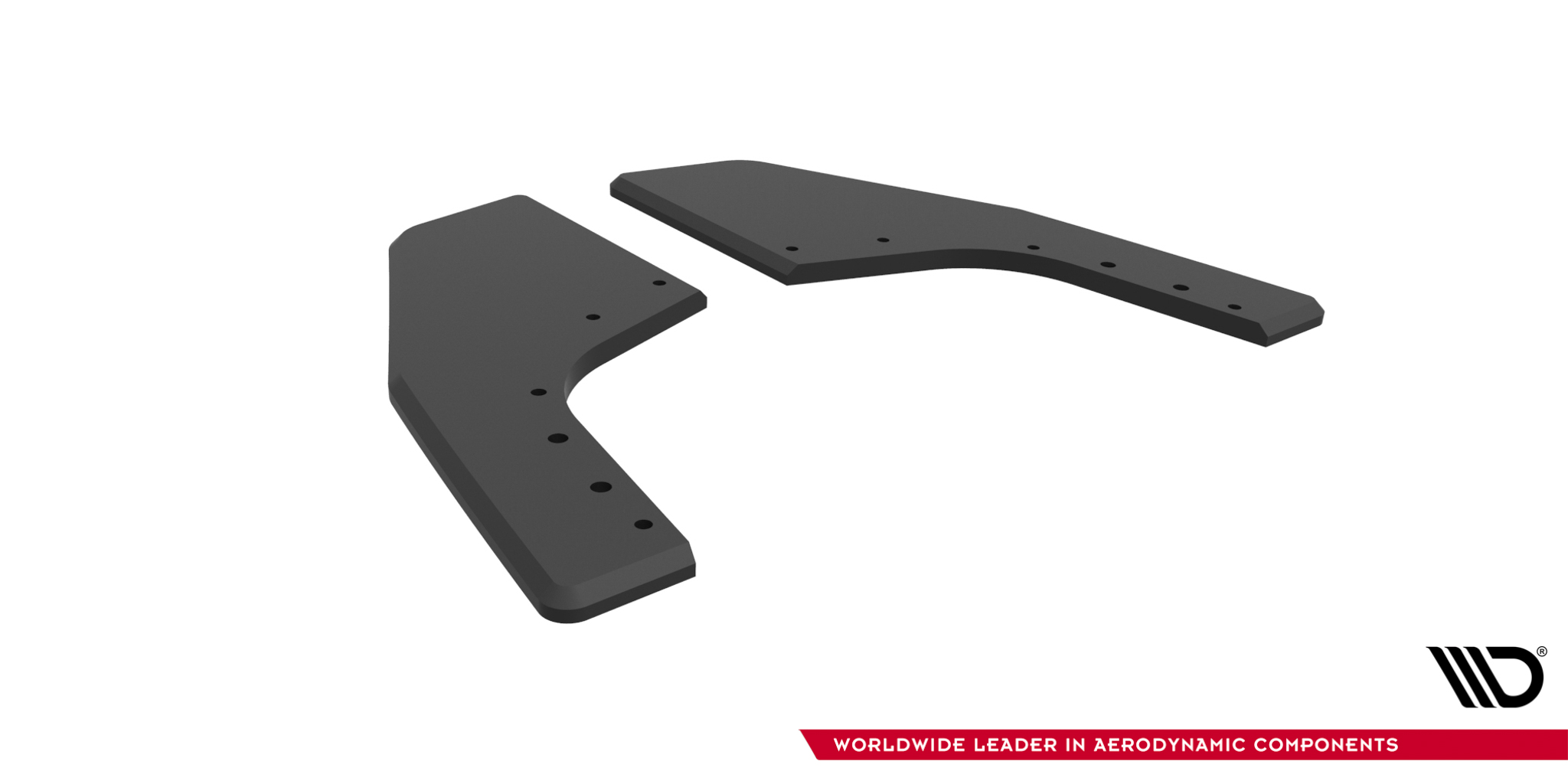 Street Pro Rear Side Splitters V.2 Volkswagen Golf R Mk8 / Mk8 Facelift - Image 5