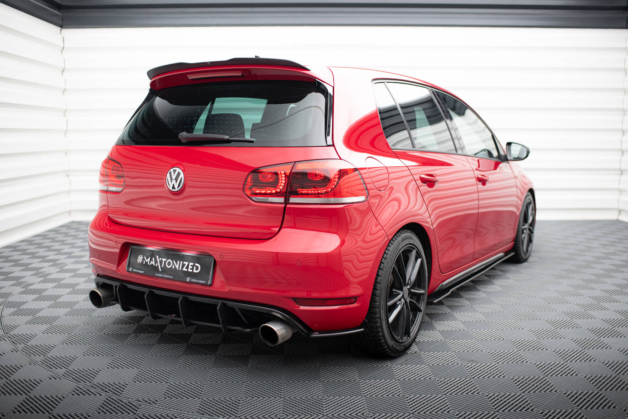 Street Pro Rear Side Splitters Volkswagen Golf GTI Mk6 - Image 2