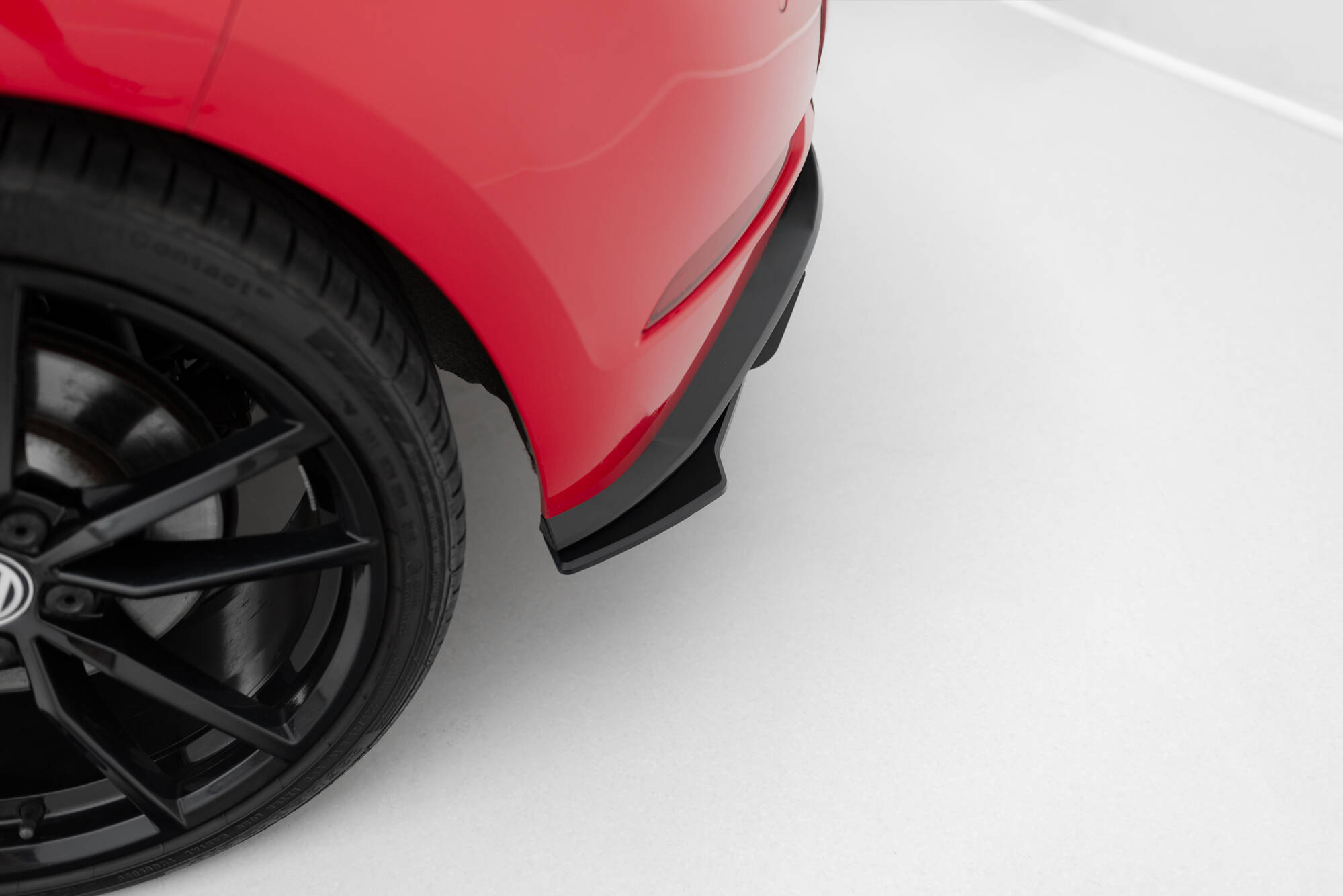 Street Pro Rear Side Splitters Volkswagen Golf R Mk7 Facelift - Image 2