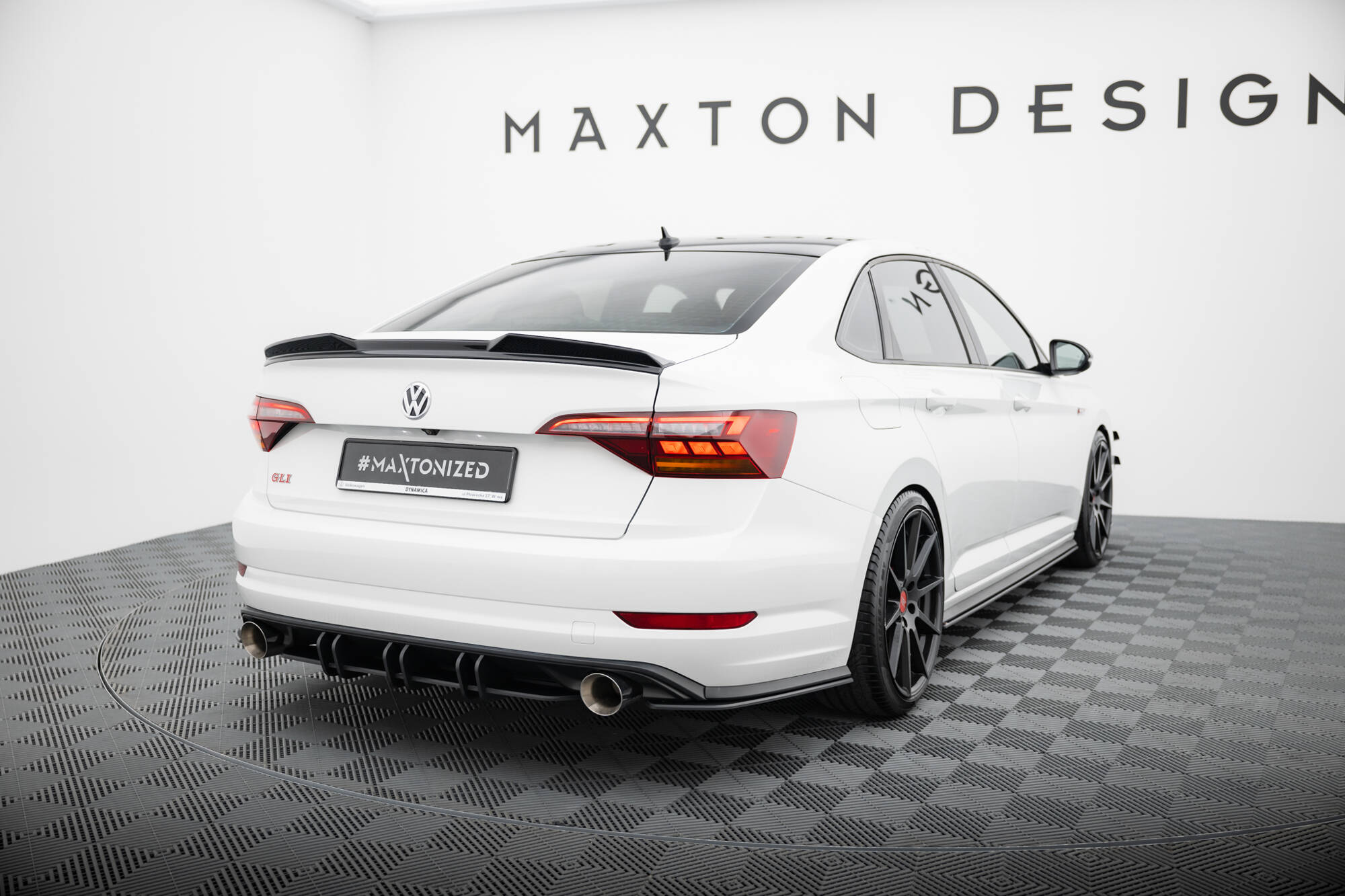 Street Pro Rear Side Splitters Volkswagen Jetta GLI Mk7 - Image 2