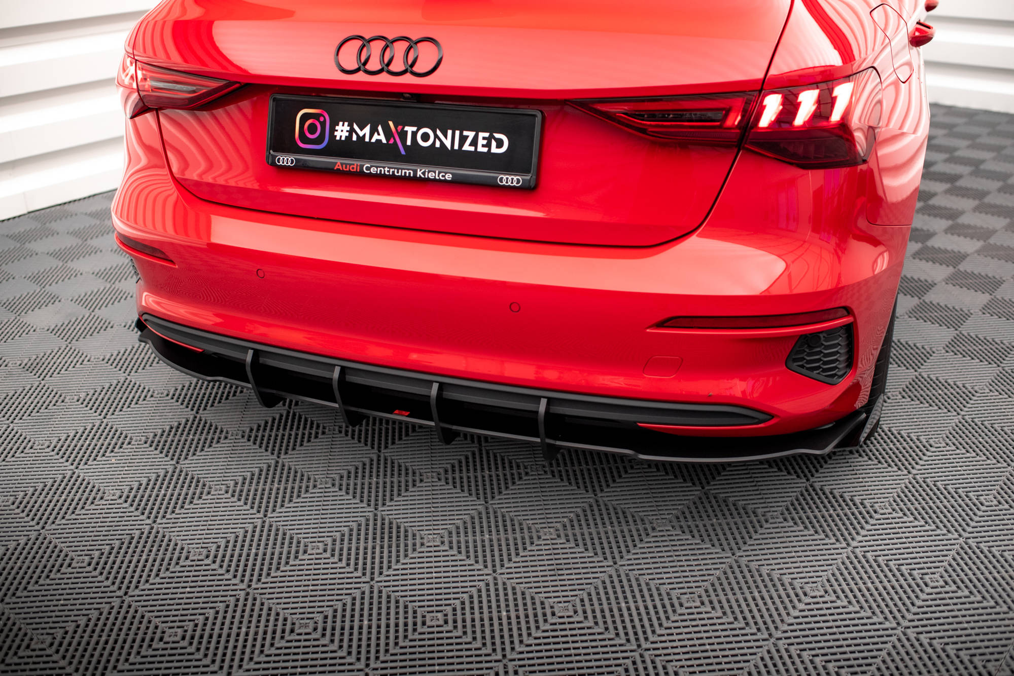 Street Pro Rear Valance + Flaps Audi A3 Sportback 8Y - Image 2
