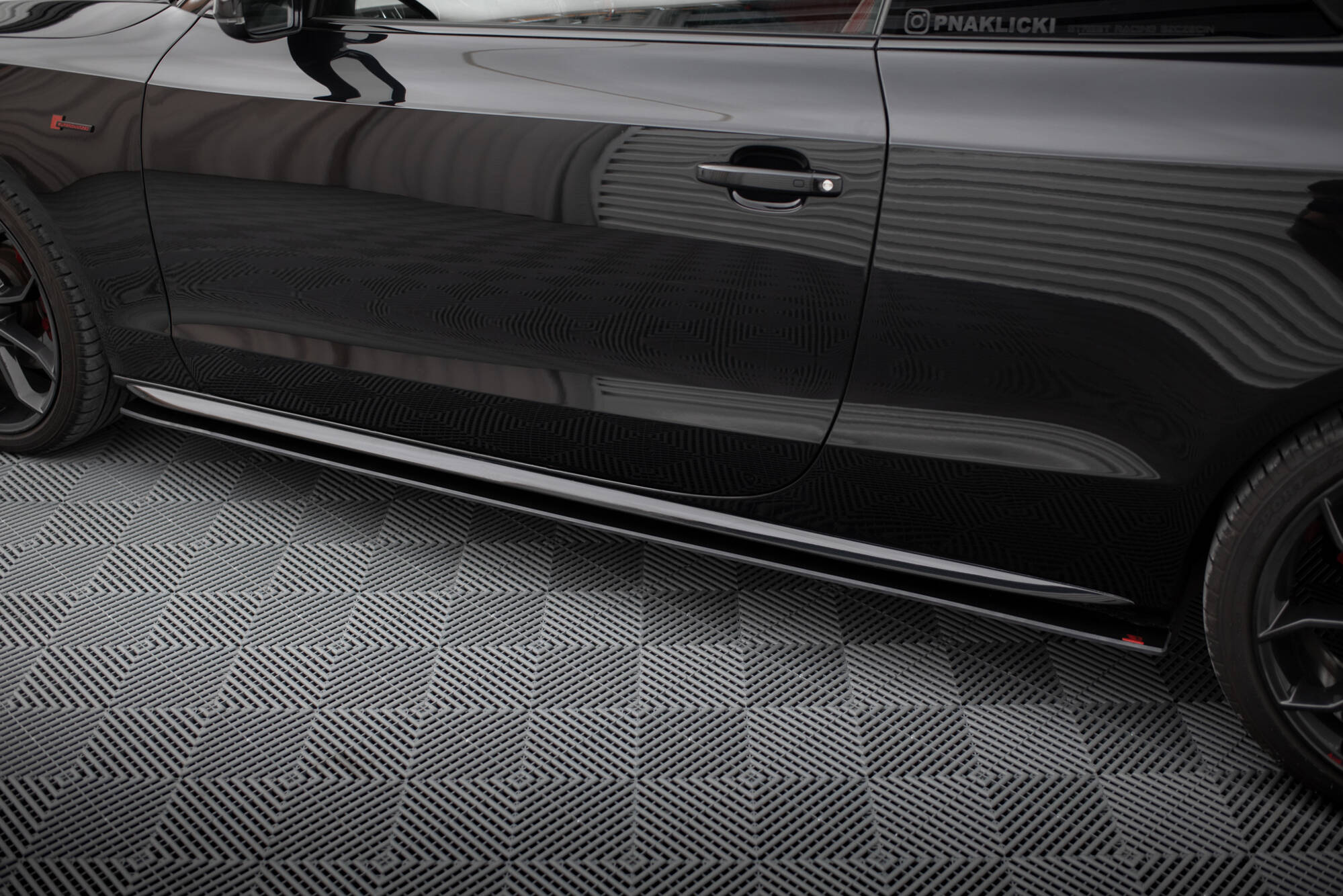 Street Pro Side Skirts Diffusers Audi A5 / A5 S-Line / S5 Coupe / Cabrio 8T / 8T Facelift - Image 2