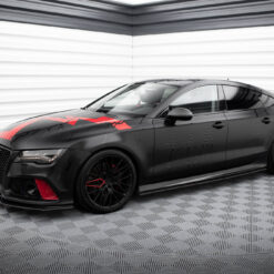 Alternative view of Street Pro Side Skirts Diffusers Audi A7 RS7 Look C7