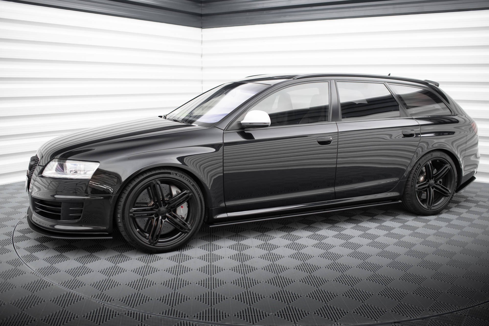 Street Pro Side Skirts Diffusers Audi RS6 Avant C6 - Image 2