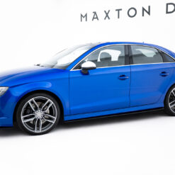 Alternative view of Street Pro Side Skirts Diffusers Audi S3 / A3 S-Line Sedan 8V